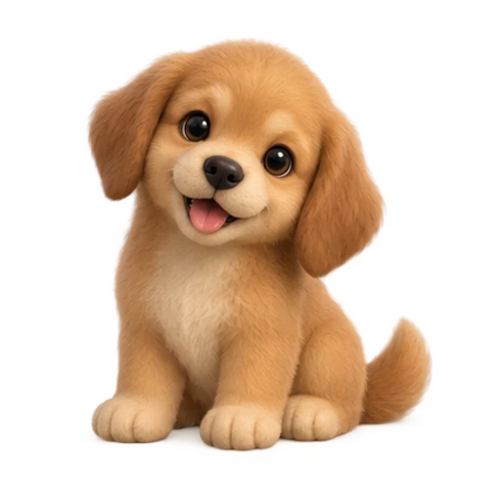 Biscuit, a golden puppy